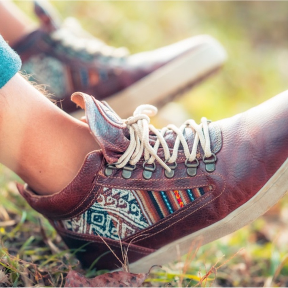 Inkkas beautiful Brown Leather waterproof hiking/camping size EUR38 woman 7